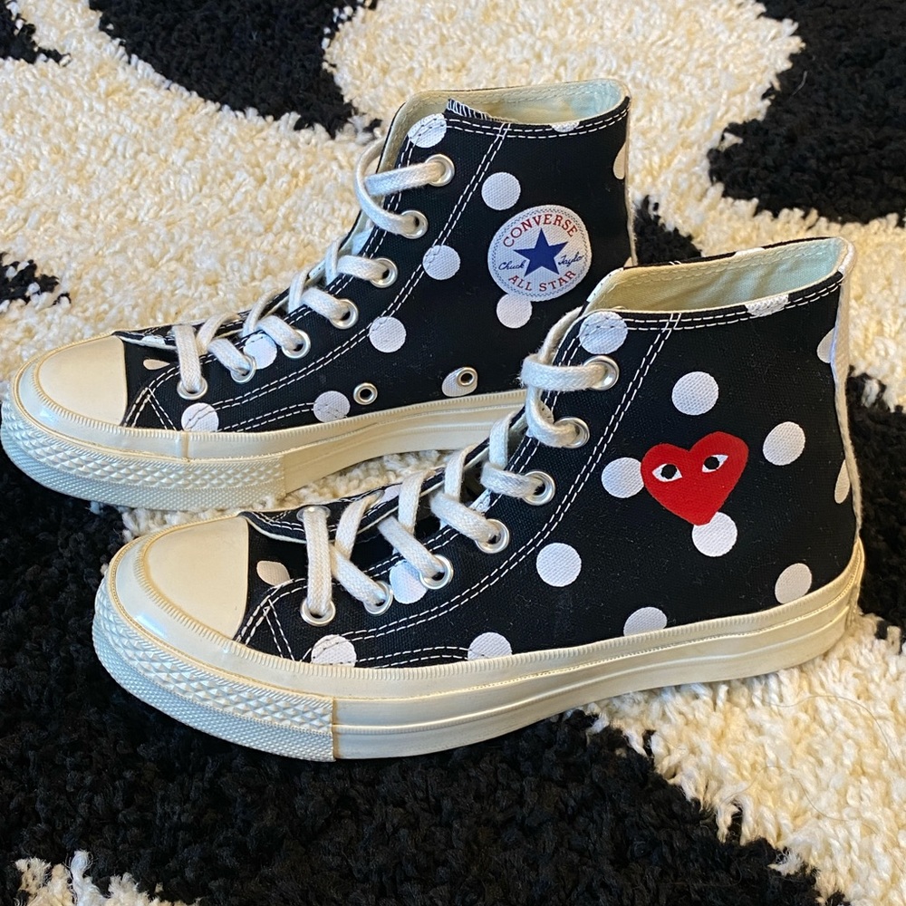 Come des Garçons PLAY Polka Dot Converse